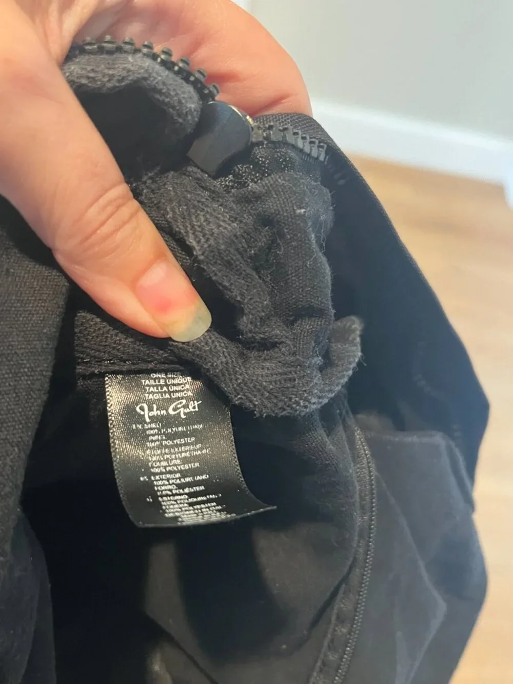 John Galt Brandy Melville Black Mini Backpack